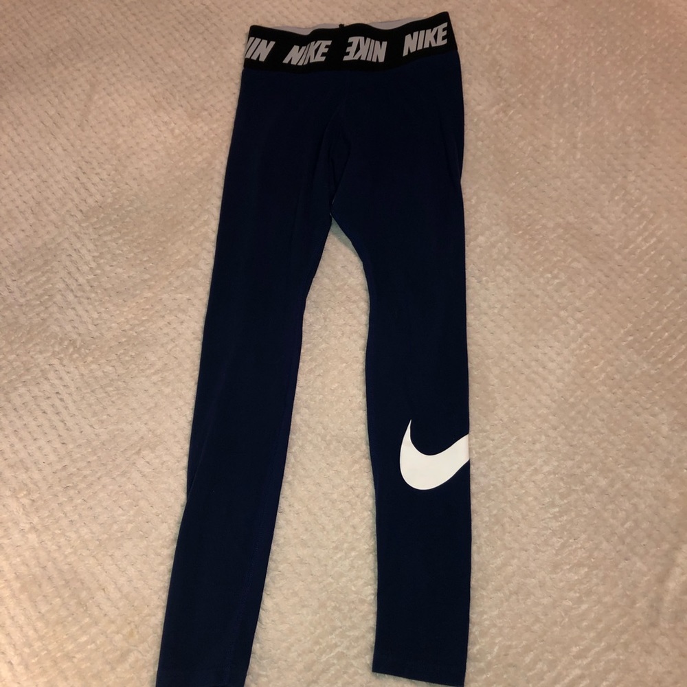 Navy Blue Nike Leggings